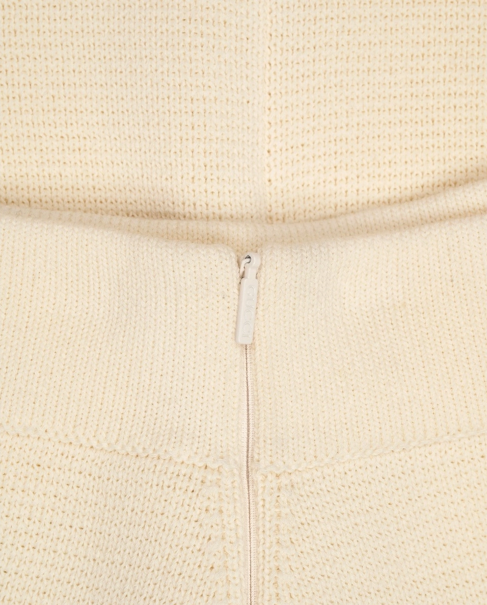 Kremowa dzianinowa spódnica - Image #1