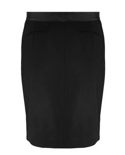 Czarna satynowa spódnica - Image #1