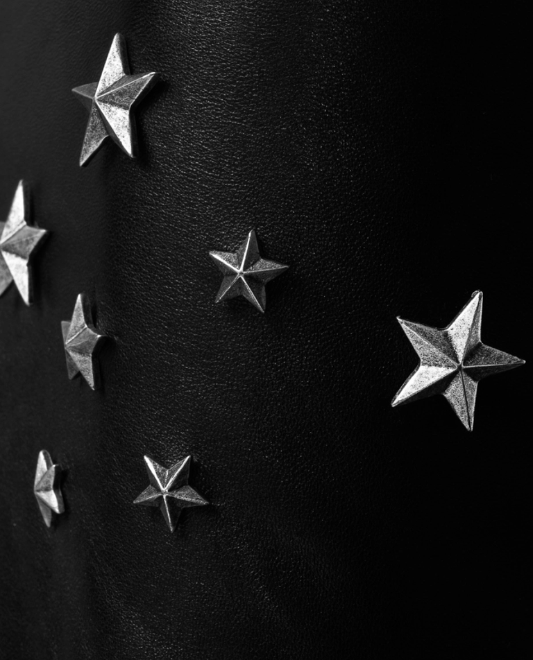 Czarna kurtka skórzana - Image #2