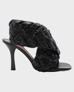 Czarne sandały na obcasie - Image #0