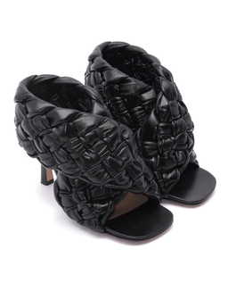 Czarne sandały na obcasie - Image #1