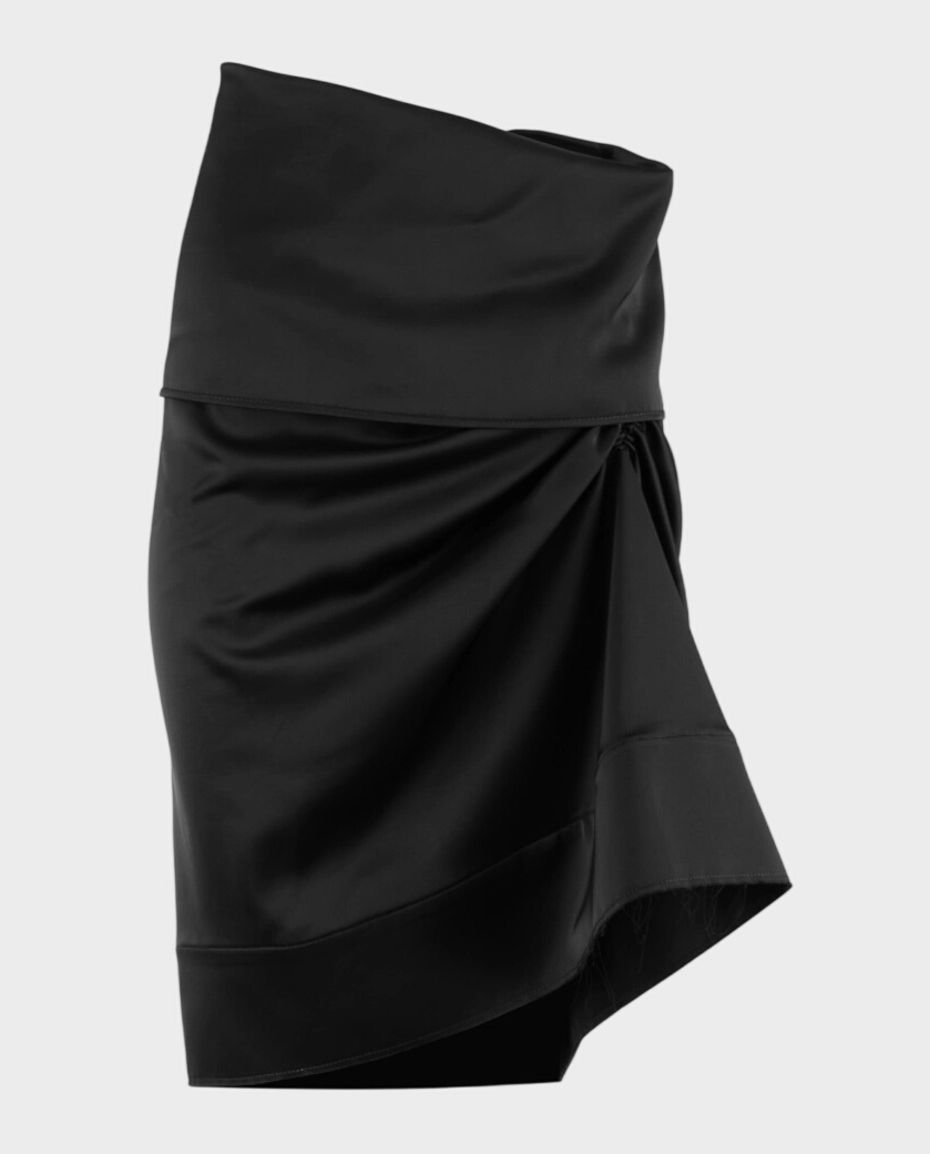 Czarna asymetryczna spódnica - Image #0