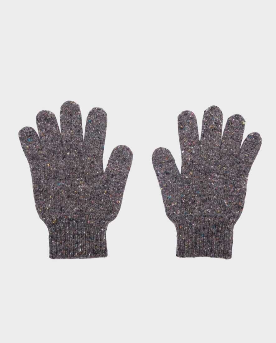Szare wełniane rękawiczki - Image #0