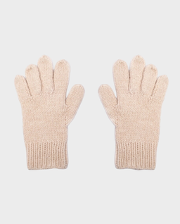 Beżowe wełniane rękawiczki - Image #0
