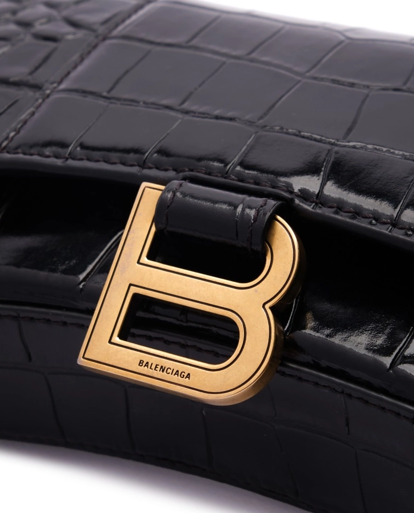 Torebka Hourglass Wallet on Chain Crocodile Embossed - Image #2