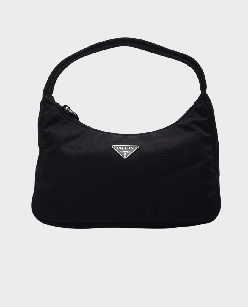 Czarna nylonowa torebka Hobo - Image #0