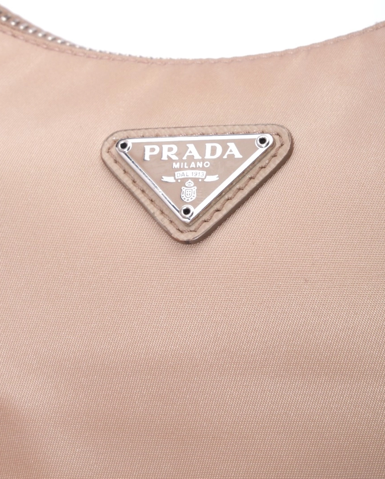 Beżowa nylonowa torebka Hobo - Image #2