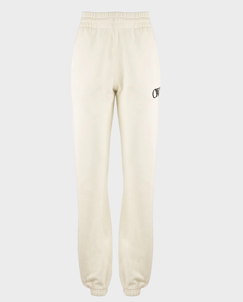 Off-White contrast logo embroidery sweatpants - Image #0