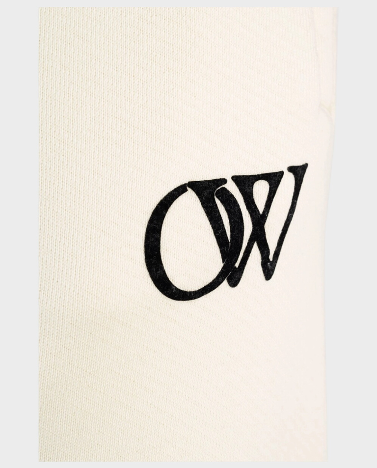 Off-White contrast logo embroidery sweatpants