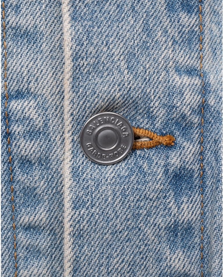 Jeansowa kurtka o dopasowanym kroju - Image #3