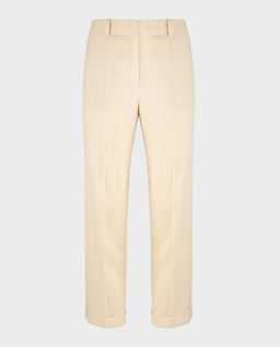 Beżowe spodnie o prostej nogawce - Image #0