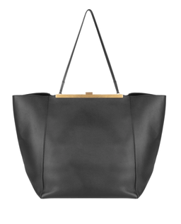 Czarna torba Celine Clasp Cabas - Image #1