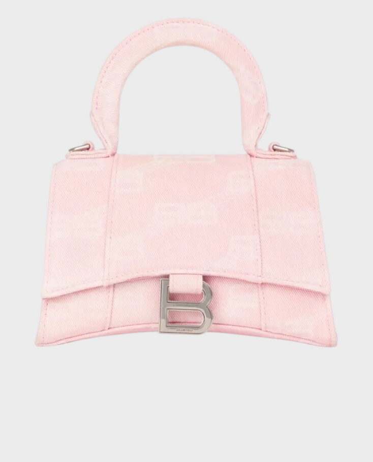Torebka Hourglass XS Denim Pink Monogram - Image #0