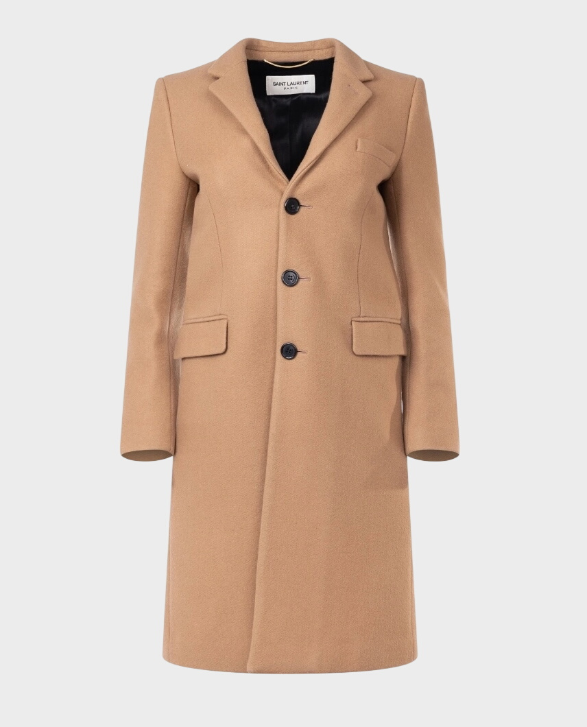 Brązowy płaszcz z kaszmiru - Image #0