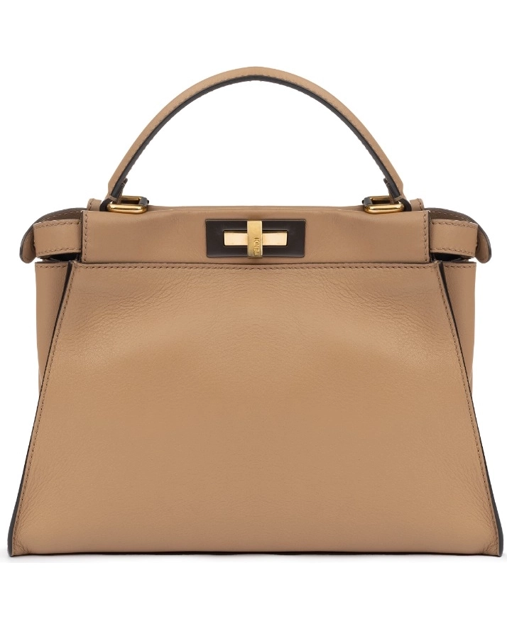 Beżowa torebka Peekaboo Medium