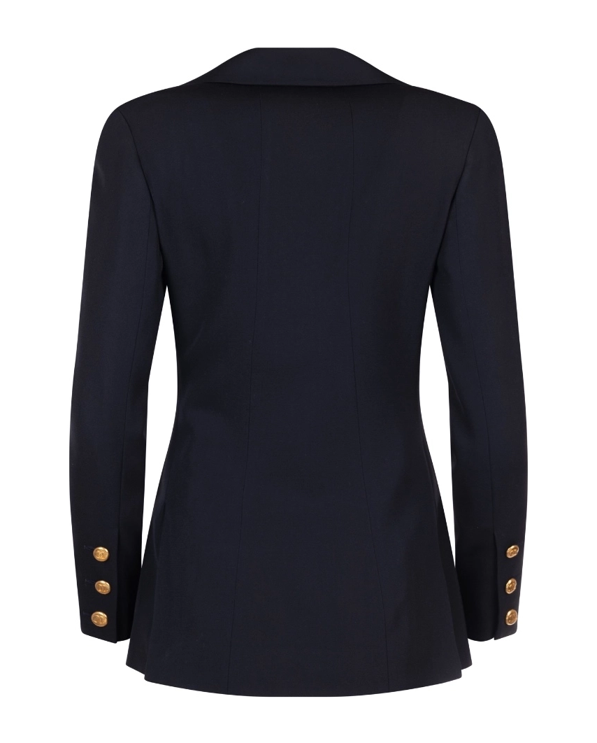 Granatowa dwurzędowa marynarka - Image #1