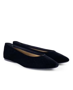 Saint Laurent Gio velvet ballet flats - Image #1