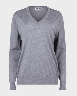 Szary sweter z logo - Image #0