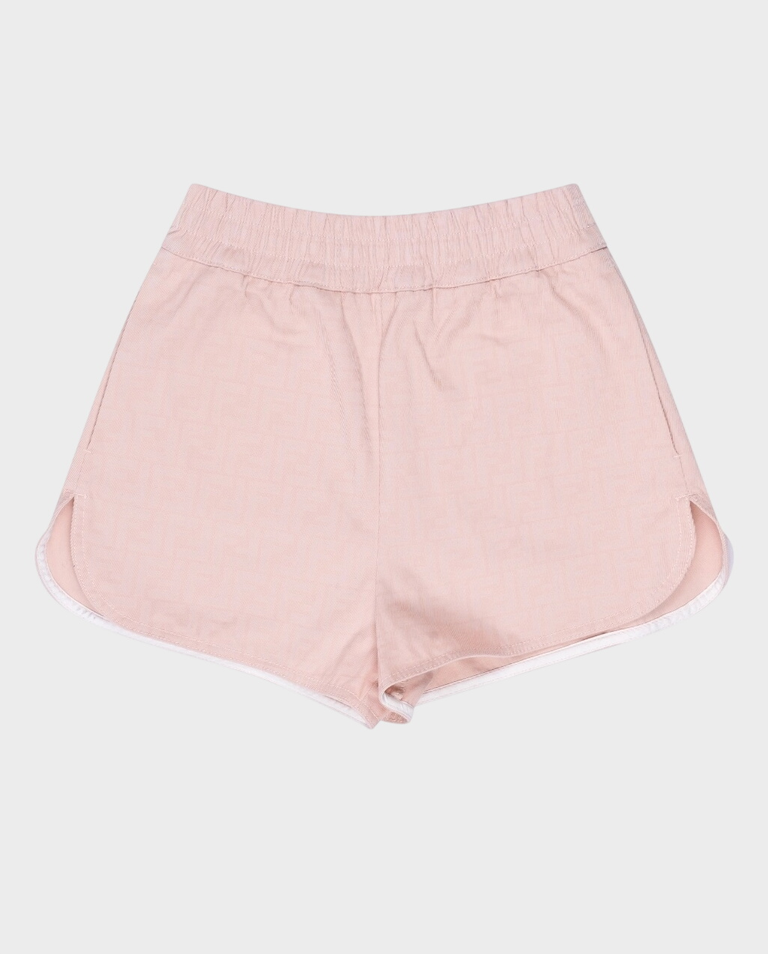 Fendi pink monogram shorts