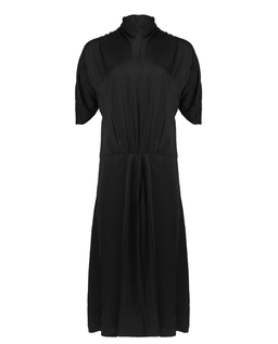 Czarna sukienka z wiskozy - Image #1