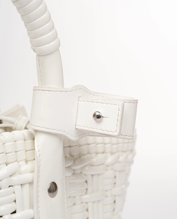 Biała torba Bistro Woven Basket Tote - Image #1