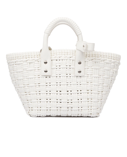 Biała torba Bistro Woven Basket Tote - Image #2