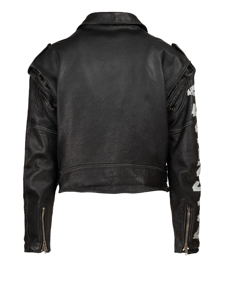 Czarna kurtka skórzana - Image #1