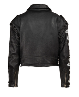 Czarna kurtka skórzana - Image #1