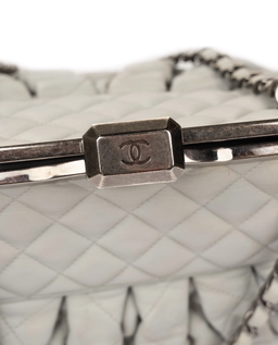 Pikowana jasnoszara torebka Chic Frame - Image #2