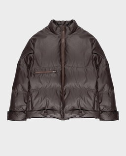 Brązowa kurtka puchowa - Image #0