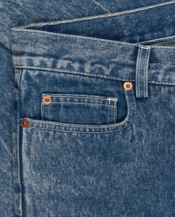 Niebieskie jeansy z efektem sprania - Image #2