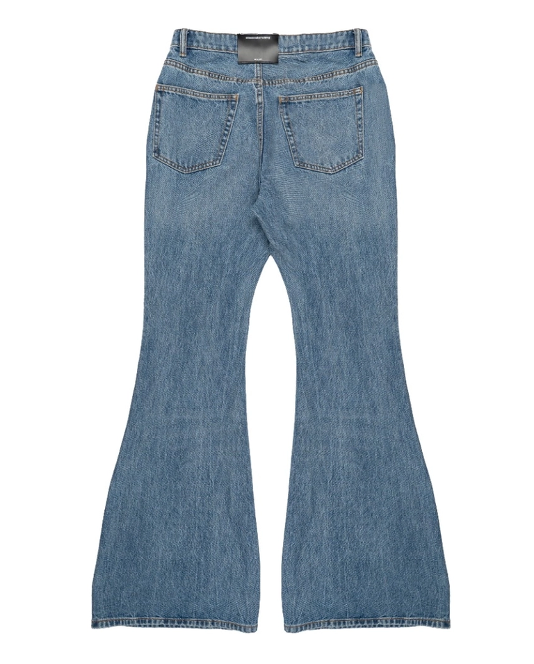 Spodnie jeansowe z szerokimi nogawkami