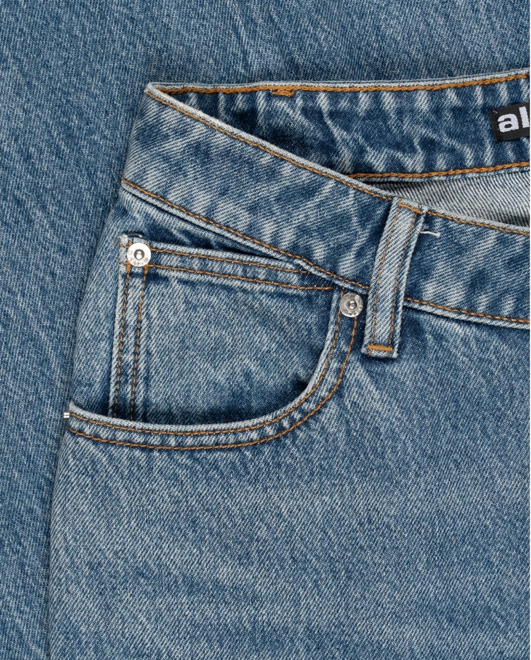 Spodnie jeansowe z szerokimi nogawkami - Image #2