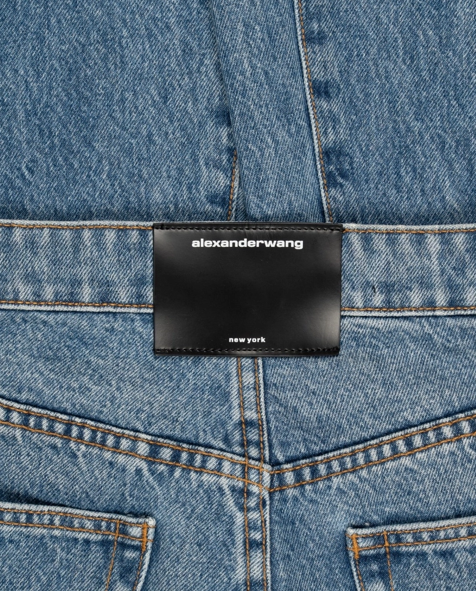 Spodnie jeansowe z szerokimi nogawkami - Image #3