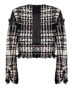 Krótka kurtka z tweedu bouclé - Image #1