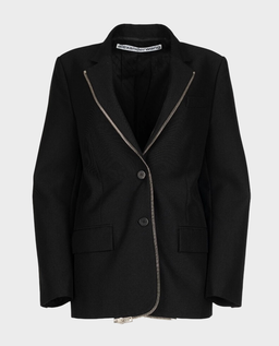 Czarna marynarka jednorzędowa - Image #0