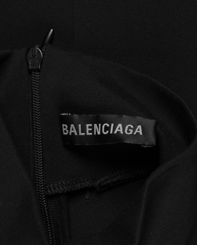 Czarny longsleeve z golfem - Image #4