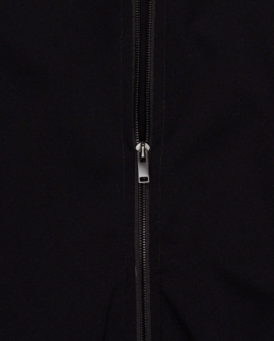 Czarna kurtka typu bomber - Image #2