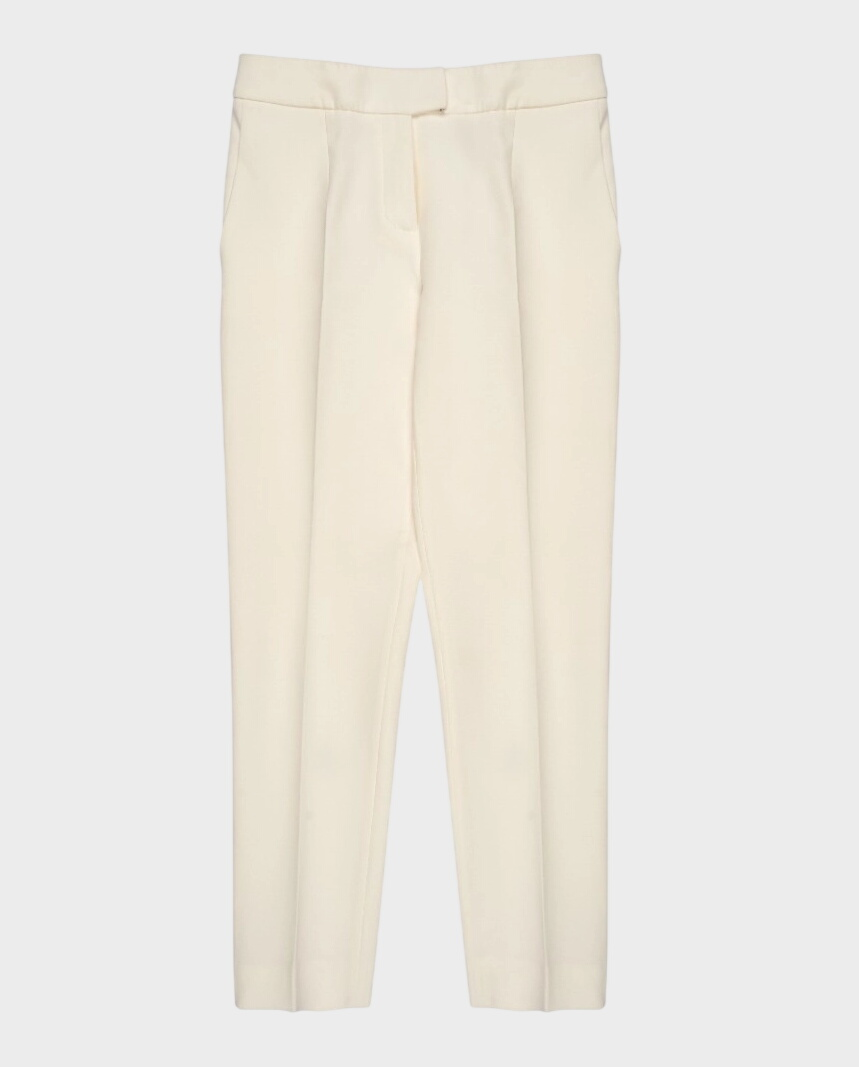 Beżowe jedwabne spodnie - Image #0