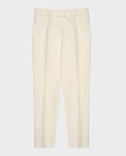 Beżowe jedwabne spodnie - Image #0