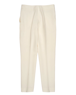 Beżowe jedwabne spodnie - Image #1