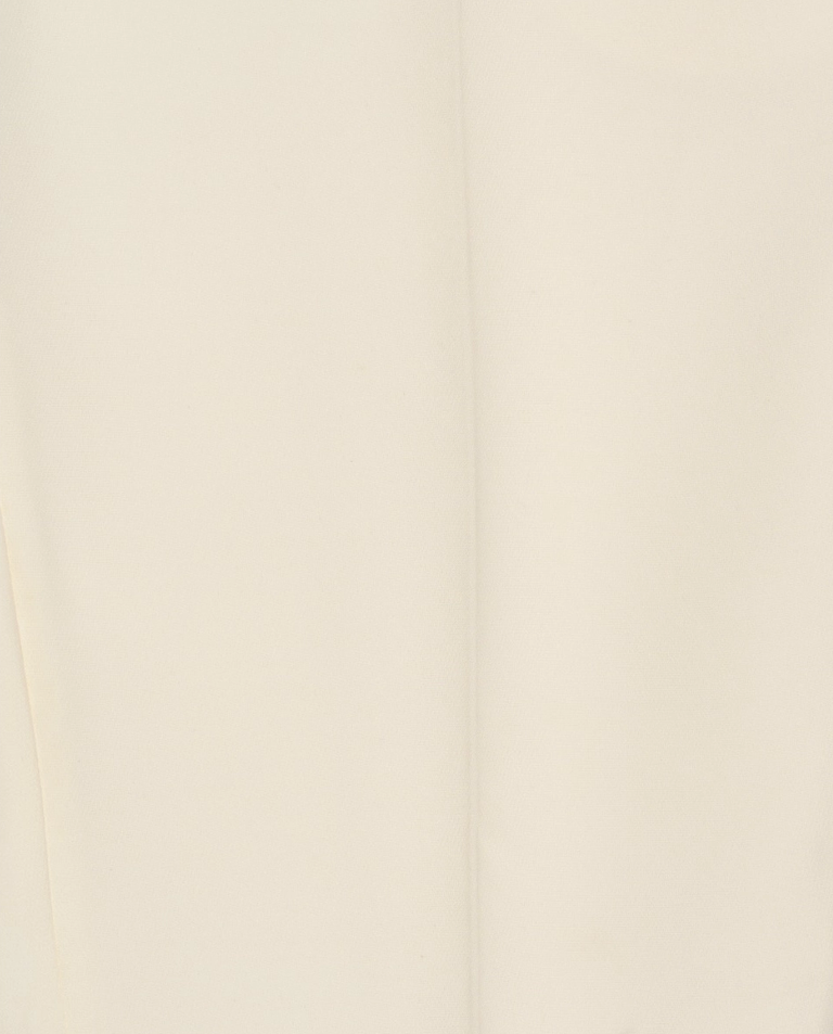 Beżowe jedwabne spodnie - Image #4