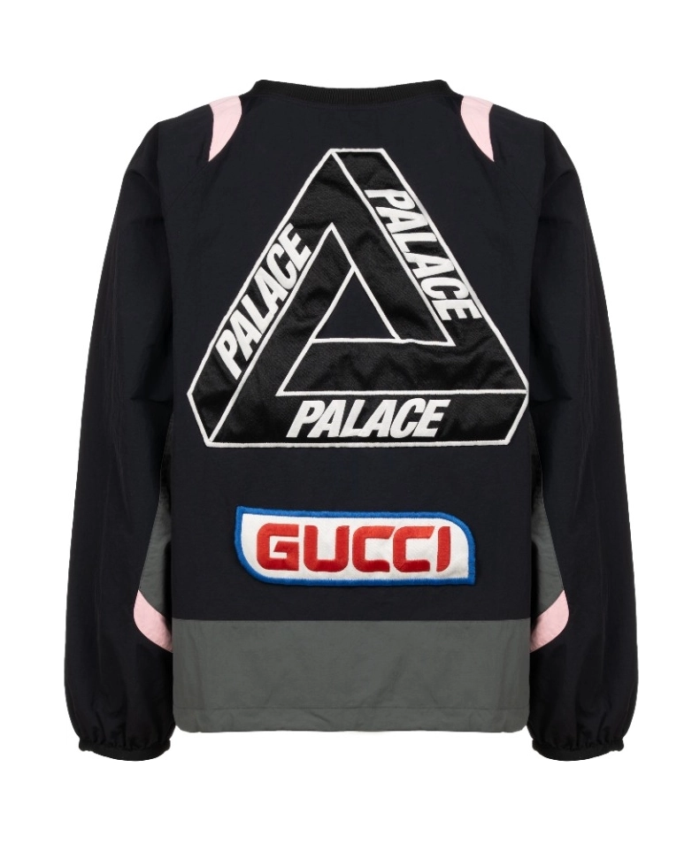 Czarna bluza z logo Palazzo Gucci - Image #1