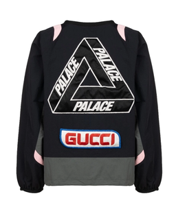 Czarna bluza z logo Palazzo Gucci - Image #1