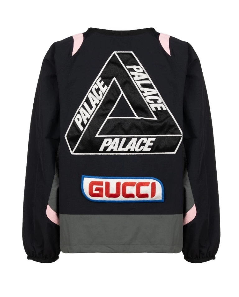 Czarna bluza z logo Palazzo Gucci