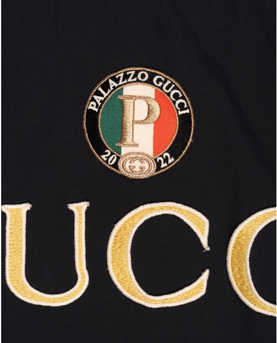 Czarna bluza z logo Palazzo Gucci - Image #2