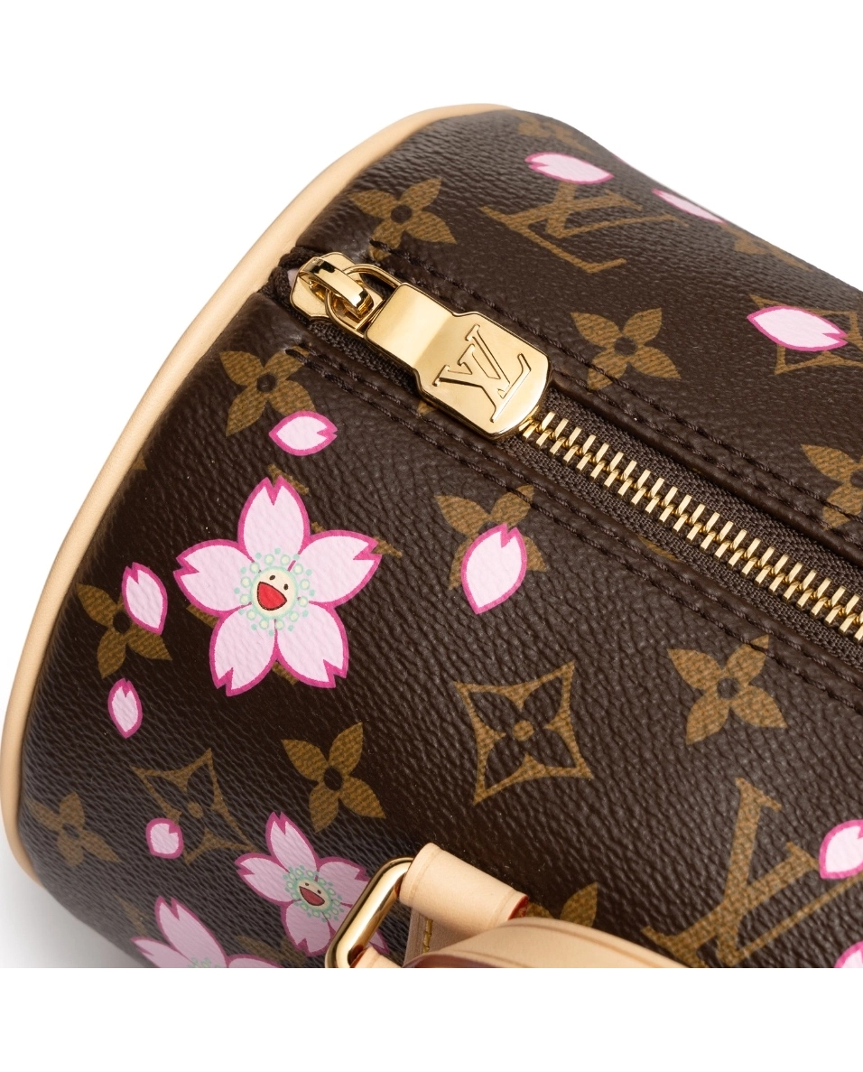 Brązowa torebka z monogramem Cherry Blossom - Image #3