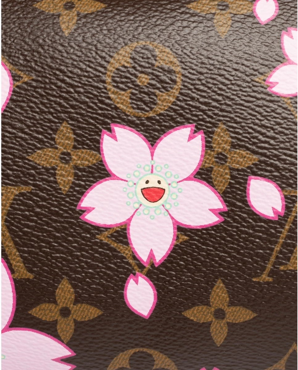 Brązowa torebka z monogramem Cherry Blossom - Image #4