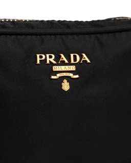 Czarna nylonowa torebka Camera Tessuto - Image #2