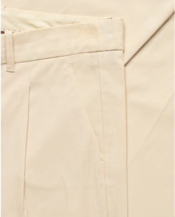Beżowe spodnie ze zwężaną nogawką - Image #2